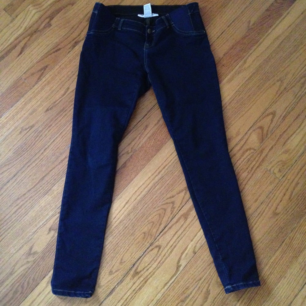Side Panel Maternity Jeans